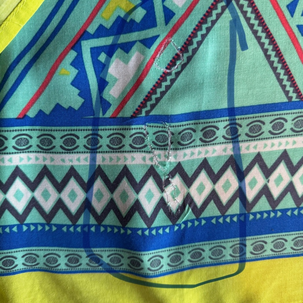Colorful Geometric Maxi Dress - Picture 6 of 7